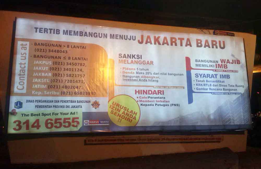 IMB di Jakarta, Pemprov DKI Siapkan Arsitek Gratis