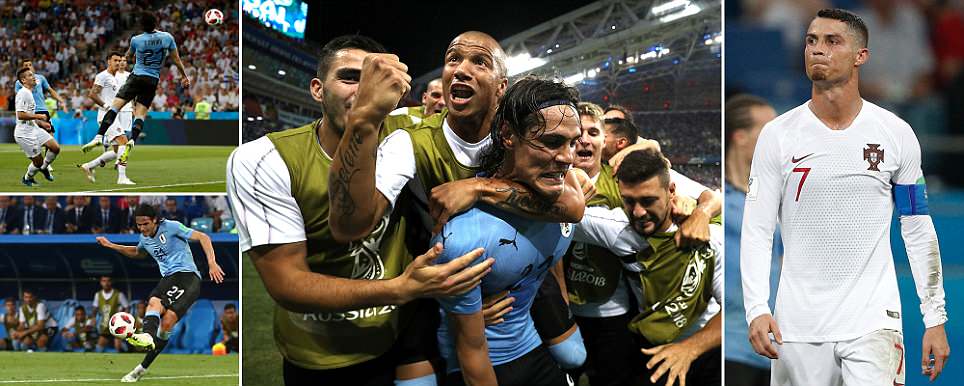 Ronaldo dan Messi Hengkang dari Piala Dunia, Cavani Cetak Dua Gol