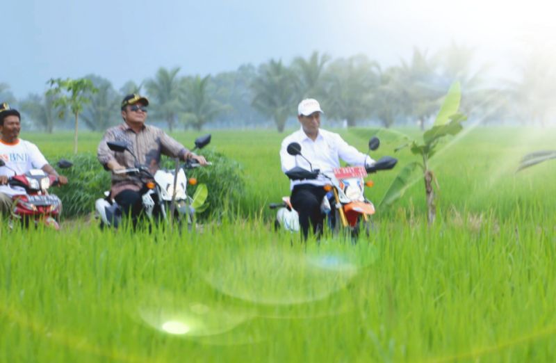 Serasi di Banyuasin, Petani Antusias Sambut Program Anyar Kementan