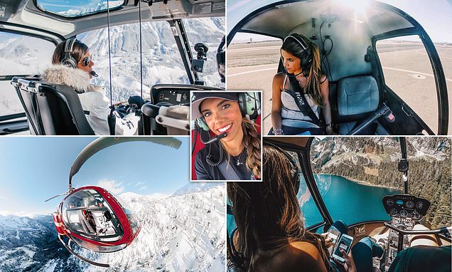 Pilot Heli Cantik Pukau lebih 170 Ribu Followers