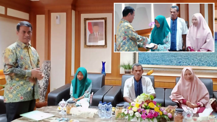 Siswi Aceh yang Dikabarkan Lapar Dapat Bantuan Pendidikan dari Mentan