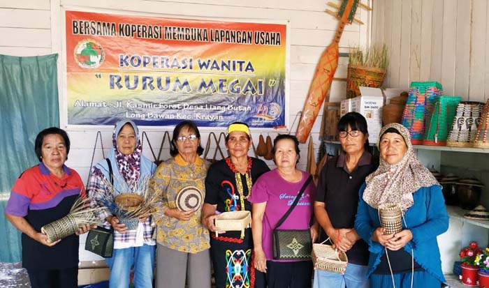 Rurum Megai, Koperasi Wanita Perajin Nunukan Dukung Produk Lokal