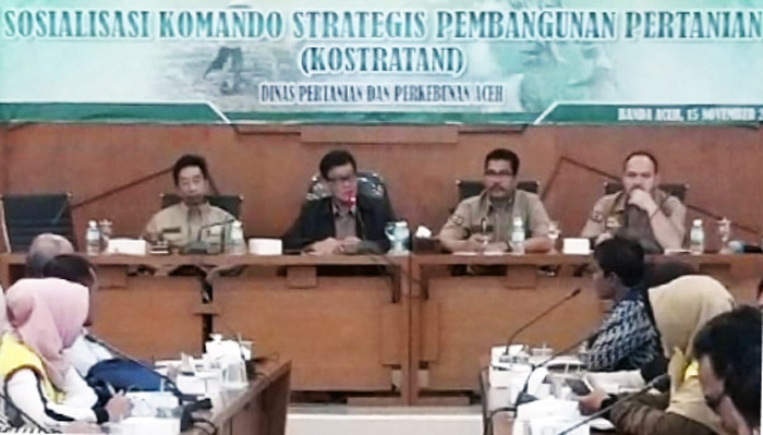 Tahun 2020, Kementan Ingatkan BPP di Aceh Bersiap Gabung KostraTani