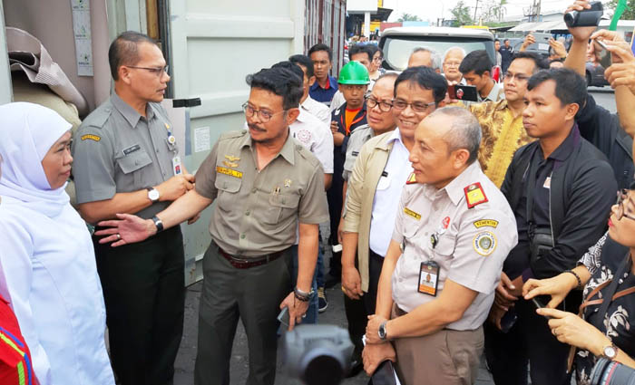 220 Ton, Mentan SYL dan Gubernur Jatim Lepas Ekspor di Tanjung Perak
