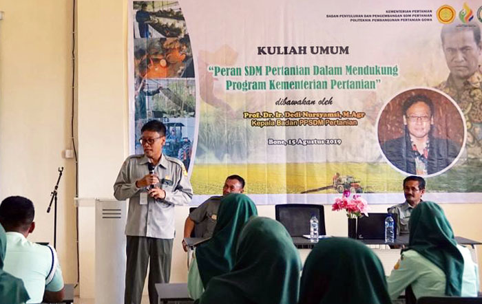 Kepala BPPSDMP: Pertanian Tradisional identik dengan Kolonial bukan untuk Milenial