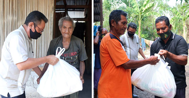 Terdampak Covid-19, Aksi Solidaritas Korpri Kementan di Kabupaten Kupang