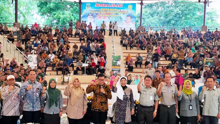 Sosialisasi KostraTani, Gubernur Banten Dukung Program yang Digagas Mentan SYL