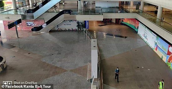 Dampak Virus Corona, Bandara Ngurah Rai Sunyi Senyap Tanpa Wisatawan