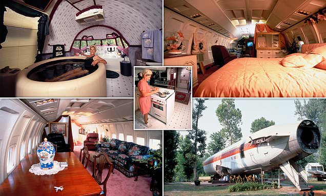 Penata Rambut Renovasi Boeing 727 jadi Rumah Mewah