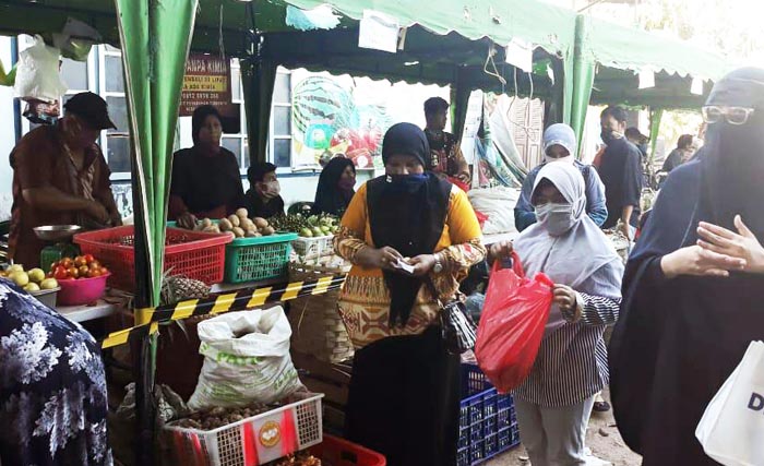 Penyuluh Sosialisasi SOP Covid-19, Pasar Tani Aceh Bukti  #pertaniancegahcorona