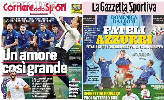 `Eropa Dukung Kami`: Koran Italia Seret Isu Brexit jelang Final Euro 2020