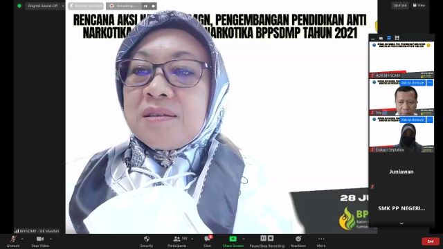 Cegah Narkoba, Insan BPPSDMP Diajak Saling Mengingatkan