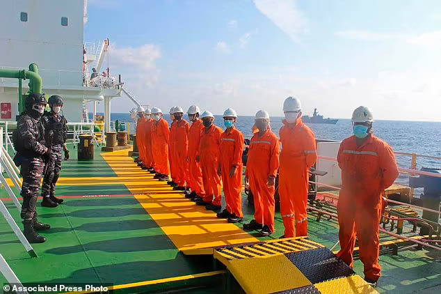 TNI AL Tangkap Kapal Tanker MT Strovolos Buronan Kamboja 