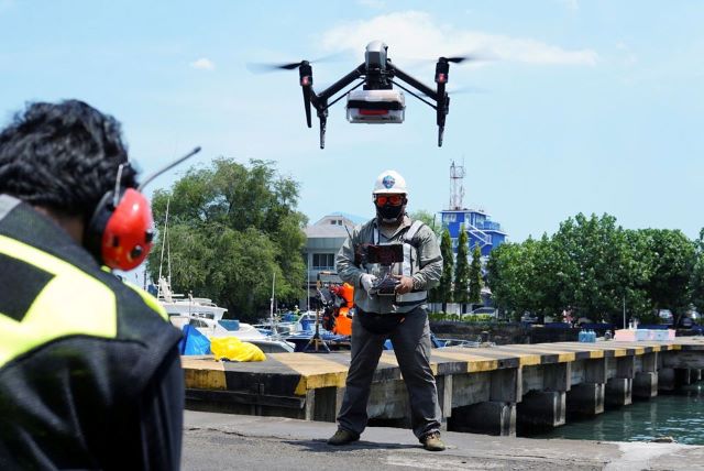 Layanan Inovatif, Drone Antar Obat untuk Pasien Covid-19 di Makassar