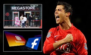 MU Genjot `Merchandise` dari Setengah Miliar `Followers` Ronaldo di Medsos