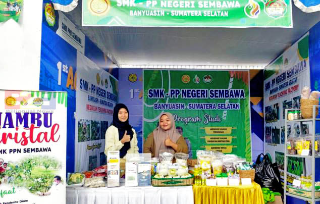 AgriPoliFest Kementan 2022, Stand SMKPPN Sembawa Pikat Pengunjung 