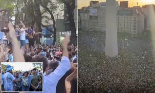 Warga Buenos Aires Rayakan Argentina Maju ke Final Piala Dunia 2022