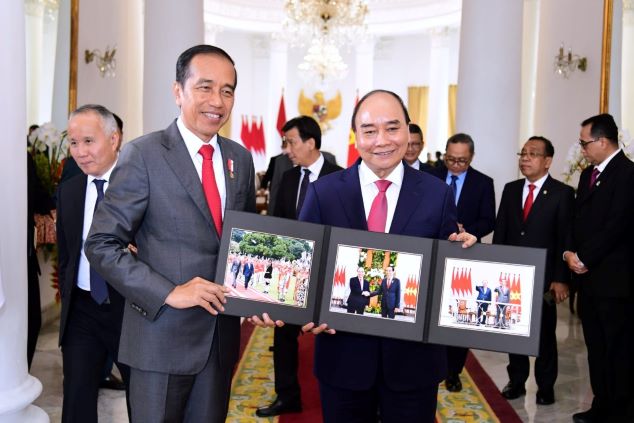 Bertemu Presiden Vietnam, Presiden Jokowi Dorong Peningkatan Kemitraan Strategis