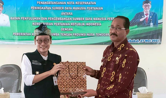 SDM Berkualitas, Kementan Teken Kesepakatan dengan Sumba Tengah