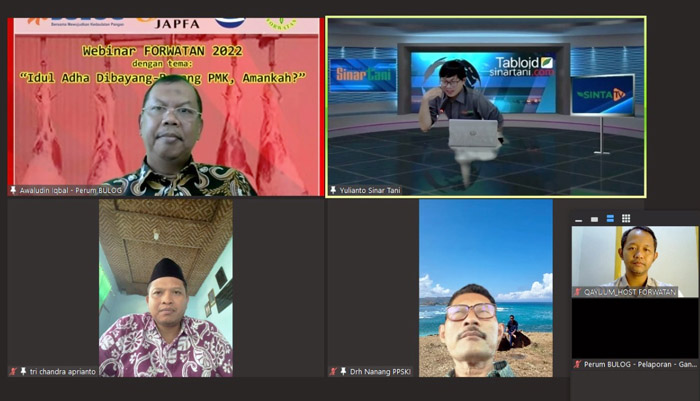 Webinar Forwatan: Bulog Jamin Pasokan Daging jelang Idul Adha