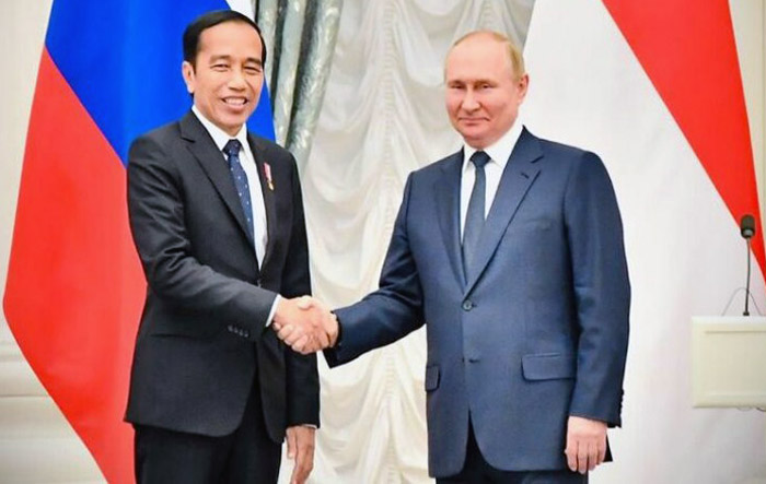 Presiden Jokowi Bertemu Presiden Putin di Kremlin