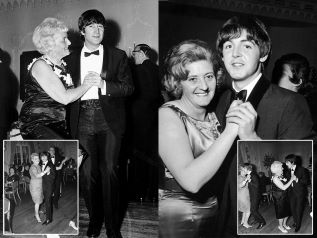 The Beatles were Snapped Dancing with Mothers after Premiere of First Feature Film, A Hard Day´s Night?