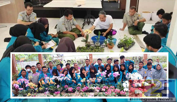 Kunjungi Joseph Orchid, Kementan Tumbuhkan Agrosociopreneur Siswa SMKPPN Sembawa