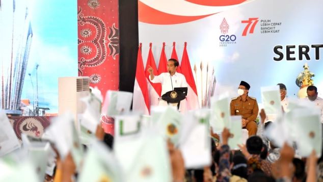 Berantas Mafia Tanah, Presiden Jokowi: Kalau Masih Ada, Gebuk! 