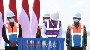 Presiden Jokowi Resmikan Terminal Kijing Pontianak Bernilai Rp2,9 Triliun