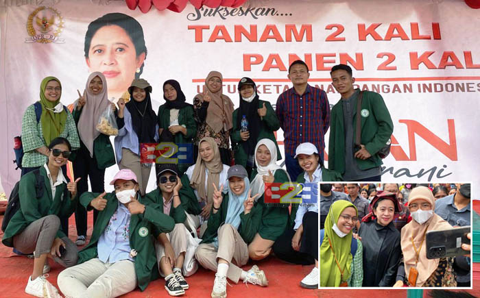 Puan Maharani Ikuti 2 Kali Tanam, Dobel Panen di Toba dengan Polbangtan Kementan