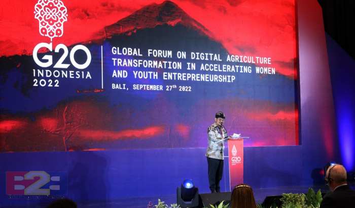 Mentan Buka Global Forum AMM G20, Ajak Dunia Terapkan Pertanian Digital