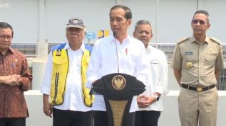 Presiden Jokowi Sebut Stasiun Pompa Ancol Diklaim Kurangi Banjir di Jakarta