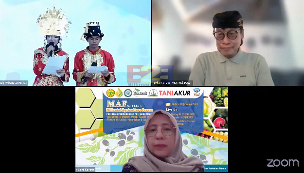 Webinar MAF, Kementan Ajak Petani Milenial Dukung  Usaha Tani Sehat & Aman