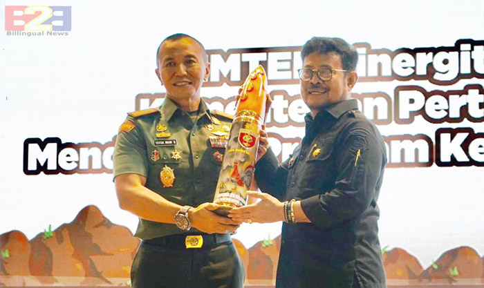 Kementan Gaungkan Genta Organik, TNI-AD Siap Jadi Pelaku Pembangunan Pertanian