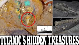 Kalung Emas Gigi Hiu Megalodon Ditemukan di Bangkai Titanic
