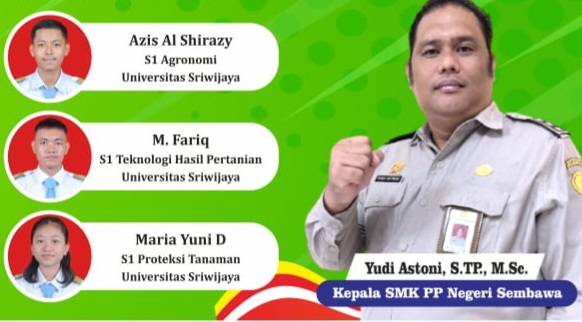 Siswa SMKPPN Kementan Tembus PTN melalui Jalur Prestasi