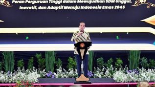 Menuju Indonesia Emas 2045, Presiden Jokowi Dorong Perguruan Tinggi Cetak SDM Berkualitas