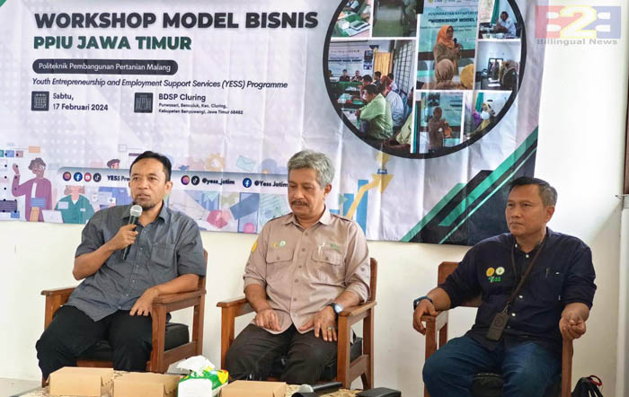 Workshop Model Bisnis, PPIU Jatim Fasilitasi Penyuluh bagi Petani Muda Banyuwangi