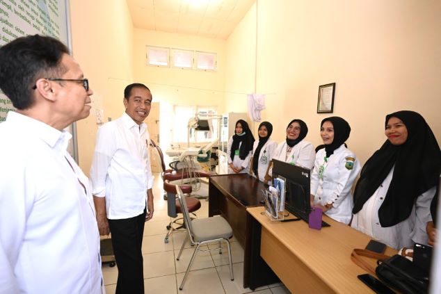 Tinjau RSUD Sibuhuan, Presiden Jokowi Pastikan Pelayanan Kesehatan Optimal