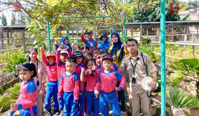 Cinta sejak Dini, Siswa Kelompok Belajar kunjungi Agroeduwisata SMKPP Kementan