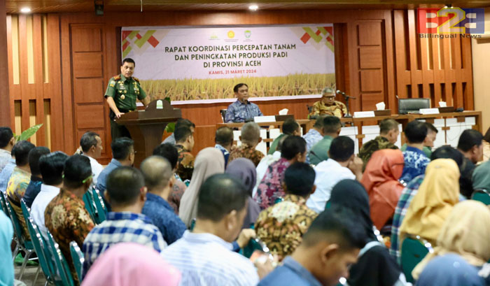 Sinergi Kementan, TNI AD dan Pemda Tingkatkan Produktivitas Padi di Aceh
