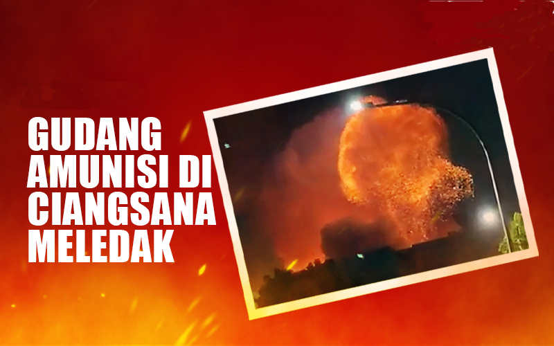 Media Asing Sebut TNI AD Berhasil Padamkan Ledakan Gudang Amunisi
