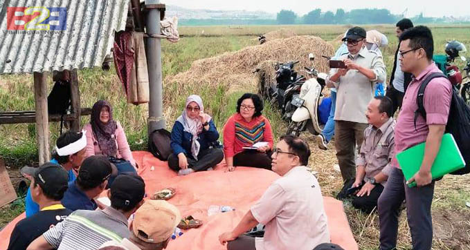 Kementan Survei Endline Petani dan Penyuluh CSA Karawang & Indramayu