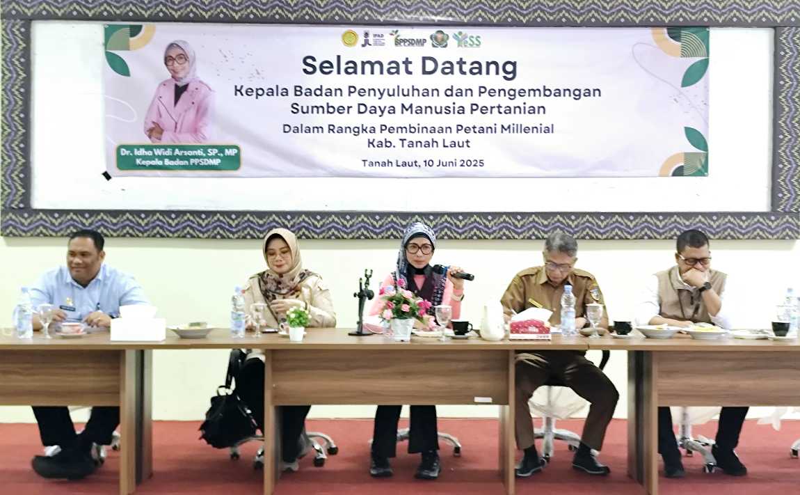 Swasembada, Kementan Motivasi Petani Muda dan Brigade Pangan Tanah Laut