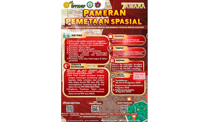 Inovasi Teknologi Pertanian, Kementan Dorong Pemetaan Spasial bagi Swasembada