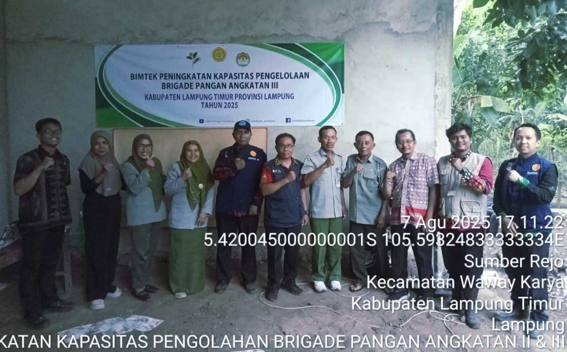 Perkuat Peran Brigade Pangan, 2.085 Petani Ikuti Bimtek di Lampung