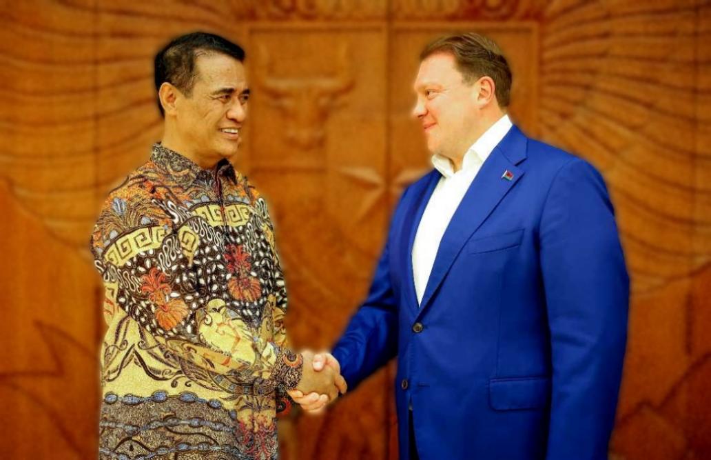 Anak Presiden Belarusia Temui Mentan Amran untuk Investasi Pertanian