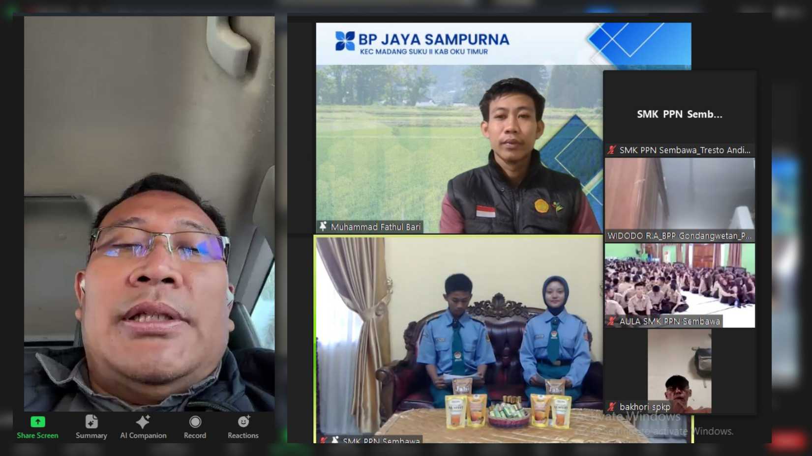 Webinar MAF, SMKPP Kementan Edukasi Brigade Pangan Maksimalkan Alsintan