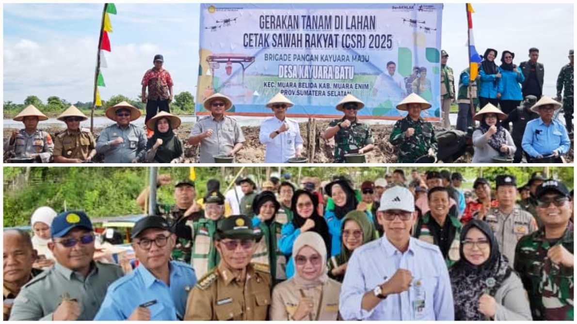 Peningkatan Produksi, Kementan gelar Gertam CSR di Muara Enim Sumsel