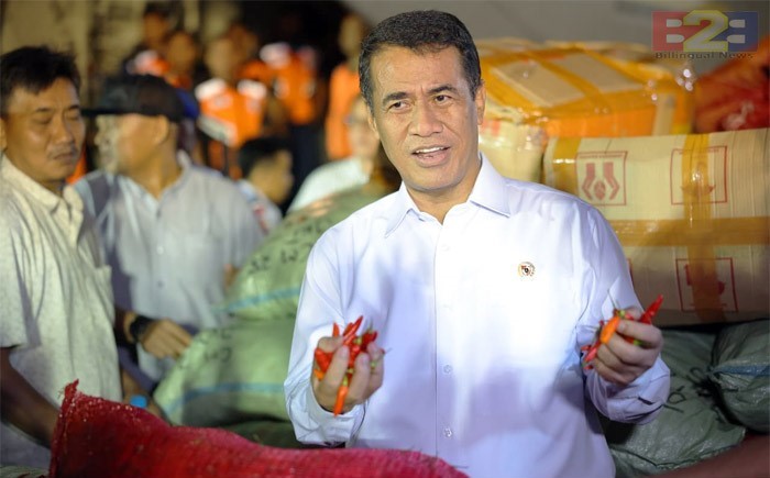 Mentan Amran Beli Cabai Petani Aceh, Diterbangkan Hercules ke Jakarta